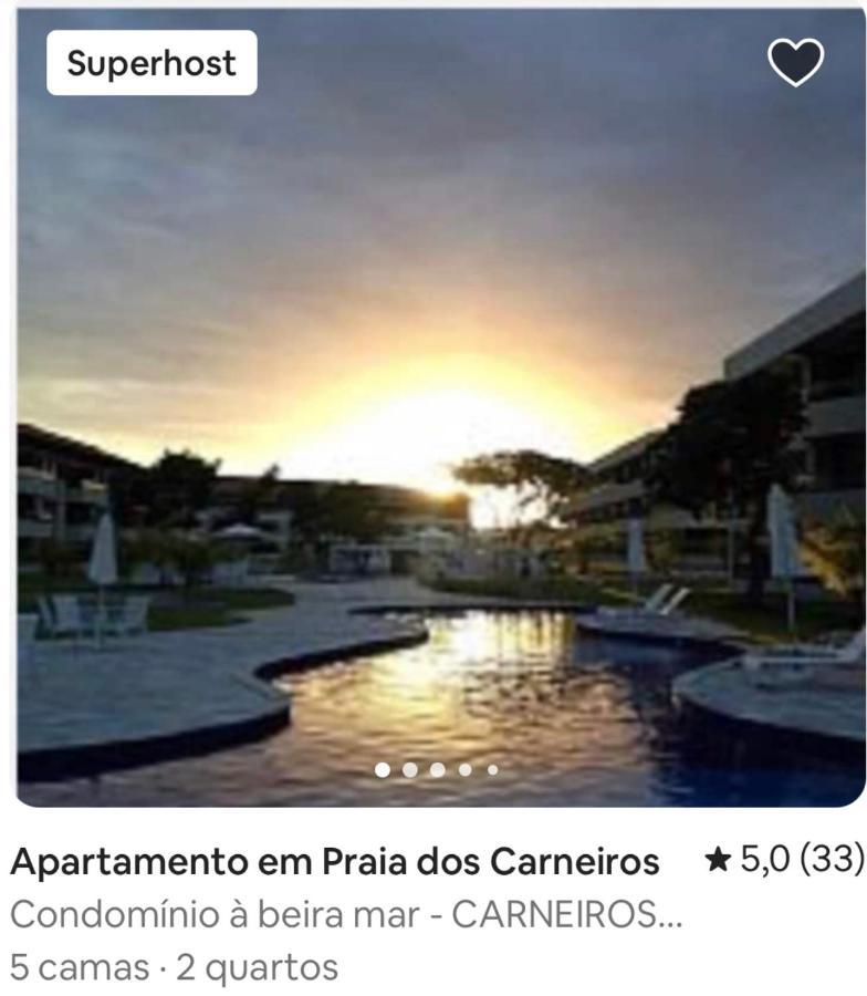 Flat Praia Dos Carneiros - Condominio Na Beira-Mar - Tamandare Luaran gambar